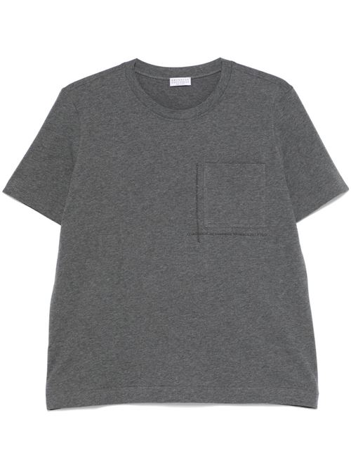 Cotton T-shirt BRUNELLO CUCINELLI | M0T81HA800C080